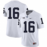 Penn State Nittany Lions 16 Billy Fessler White Nike College Football Jersey Dzhi,baseball caps,new era cap wholesale,wholesale hats